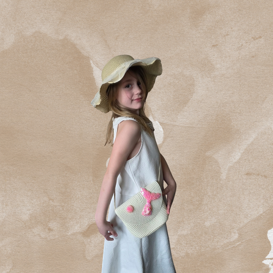 Petite Summer Lace Hat – Kinder Zonnehoed Beige | Jacobsz Atelier