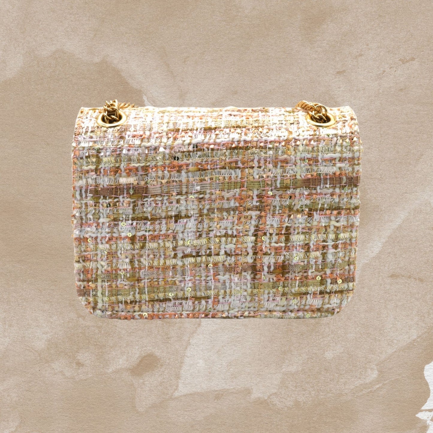 Jacobsz Atelier Essentials · Tweed Chain Bag · Beige