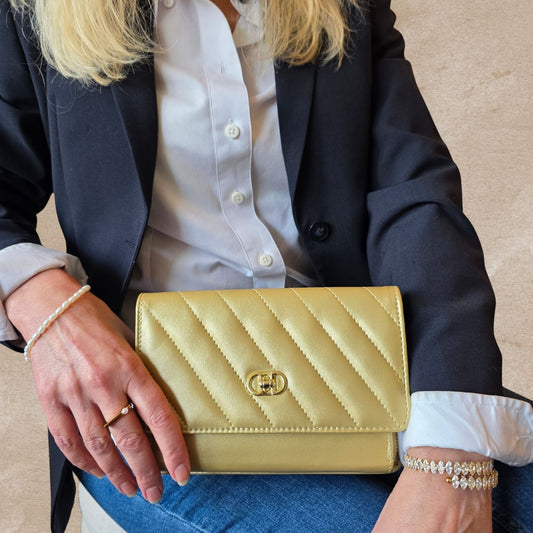 Jacobsz Atelier Essentials · L'or Crossbody Bag · Goud, groen, roze & Zwart