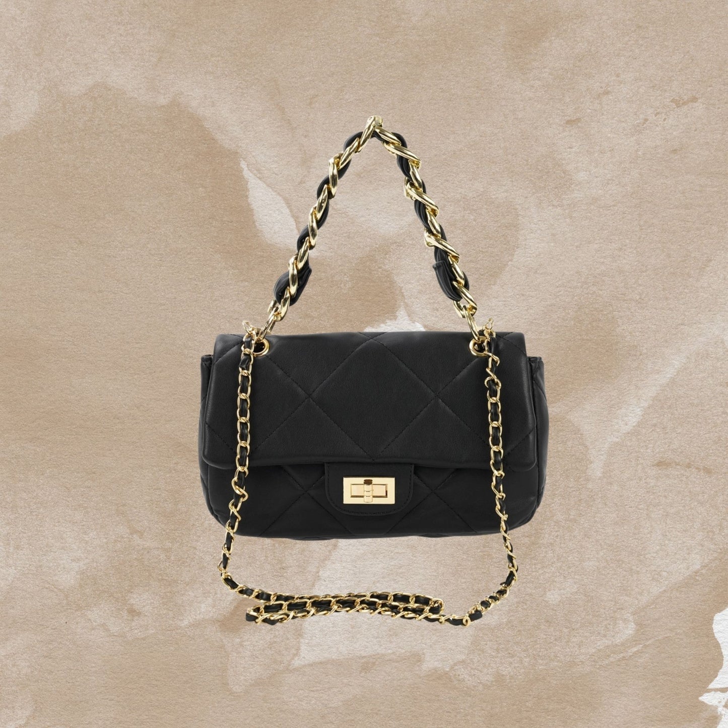 Jacobsz Atelier Classique · Éloise Chain Bag · Zwart & Hematiet