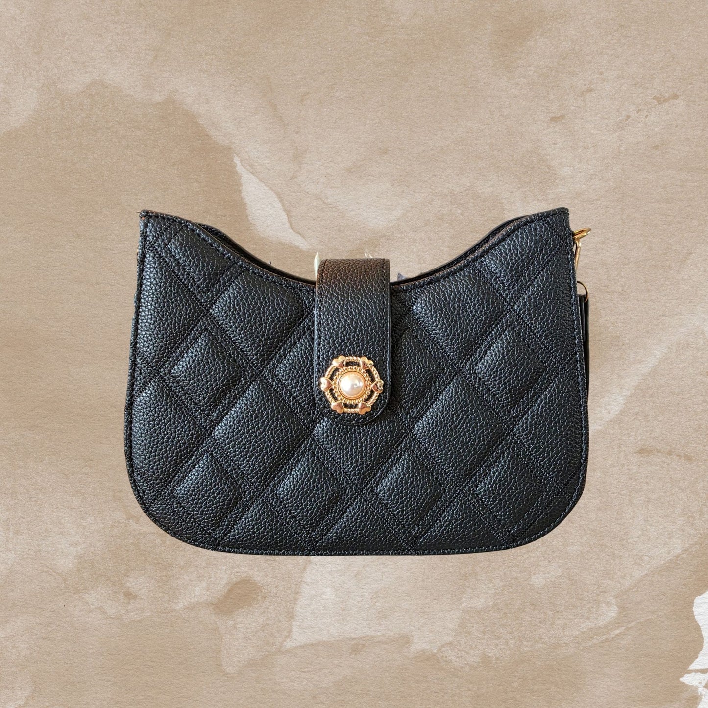 Jacobsz Atelier Essentials · Noir Shoulder Bag · Zwart & Beige