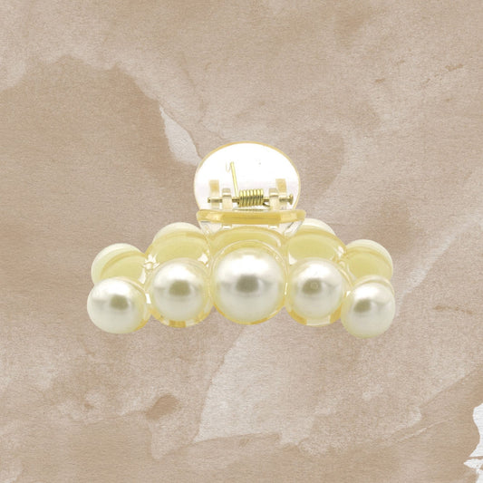 Perle Élégance Hair Claw Clip – Parel Haarclip 8.5cm | Jacobsz Atelier