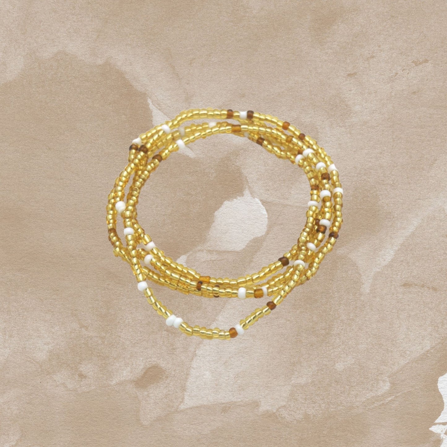 Golden Layered Bead Bracelet · Jacobsz Atelier
