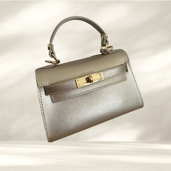Jacobsz Atelier · The Mae Mini · Zwart, Baby roze, Geel, Taupe, Blond, Koe, Beige leer, Biancocuoio, Azuur blauw, Fuchsia & Bruin