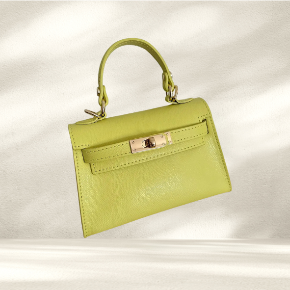 Jacobsz Atelier · The Mae Mini · Zwart, Baby roze, Geel, Taupe, Blond, Koe, Beige leer, Biancocuoio, Azuur blauw, Fuchsia & Bruin